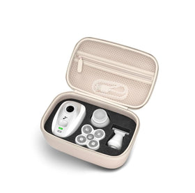 Freebird FlexSeries travel case interior with organized slots for shaver and attachments