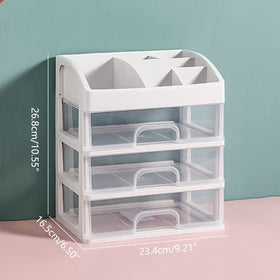 Freebirdly cosmetics storage keeps skincare and makeup organized on any surface.