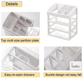 Freebirdly transparent drawer design lets you see contents at a glance.