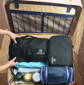 Freegrace black travel bag fits carry-on size and essentials