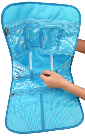 Closeup of Freegrace honeycomb nylon material showing durable, water-resistant fabric