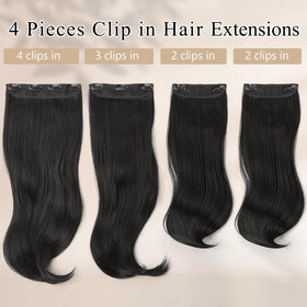 FREEMEIGE easy clip-in design for quick, mess-free styling