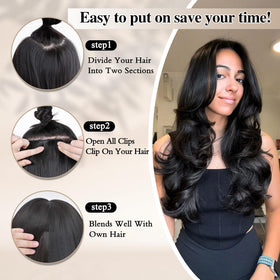 FREEMEIGE heat-resistant fibers allow light styling with care