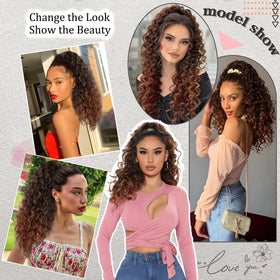 FREEMEIGE ponytail color varieties to match multiple looks