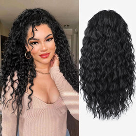 FREEMEIGE 20-inch curly ponytail extension for quick volume and natural look.