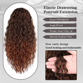 FREEMEIGE ponytail multi-layer design enhances natural look and movement