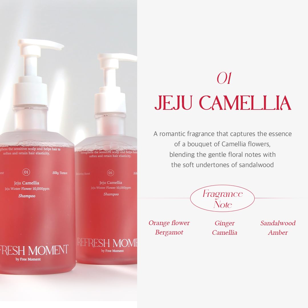 FREEMOMENT fragrance notes blend camellia with musk for romance