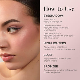 FREEORR Baked bronzer matte for sculpted definition.