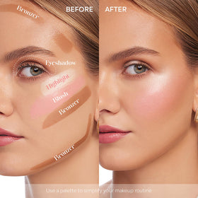 FREEORR Best of the Baked Palette eye shadow shimmer 1 for lid sparkle.