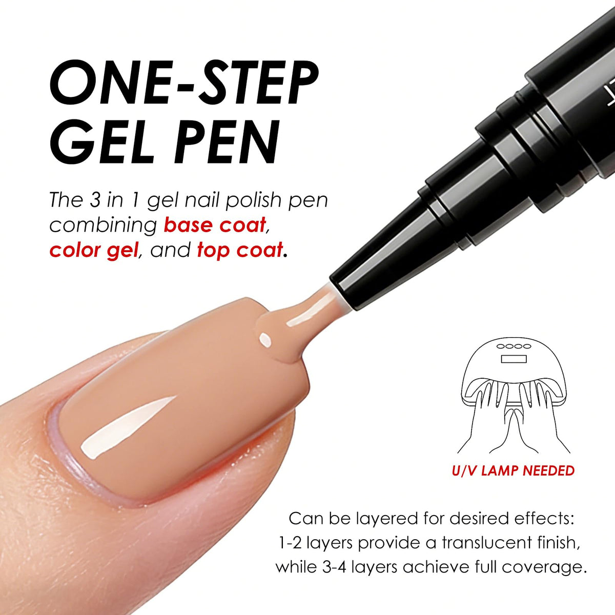 FreeORR long-lasting high-gloss finish designed for days of wear.