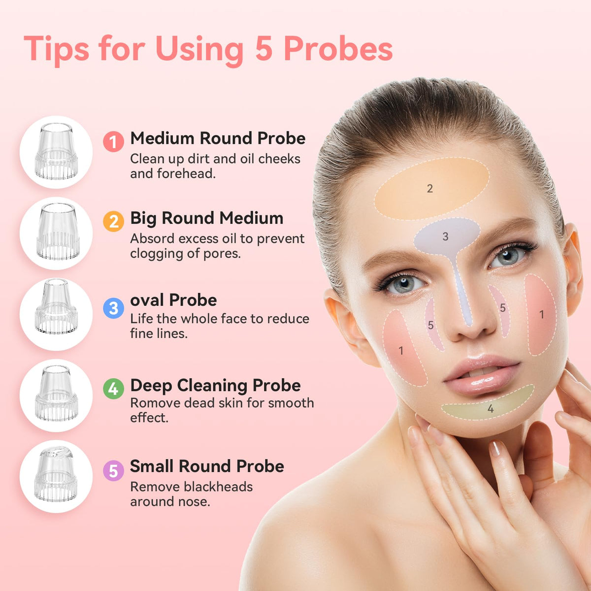 FREESHOW Blackhead Pore Vacuum compact design for storage in small spaces.