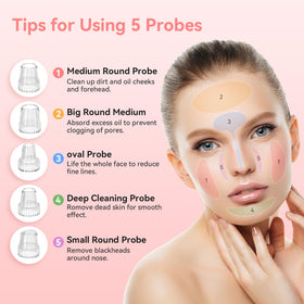 FREESHOW Blackhead Pore Vacuum compact design for storage in small spaces.