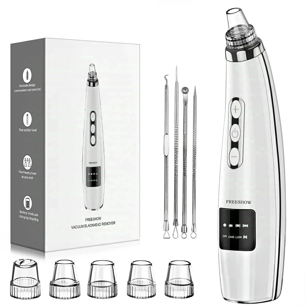 FREESHOW Blackhead Pore Vacuum front view, compact and easy to use.