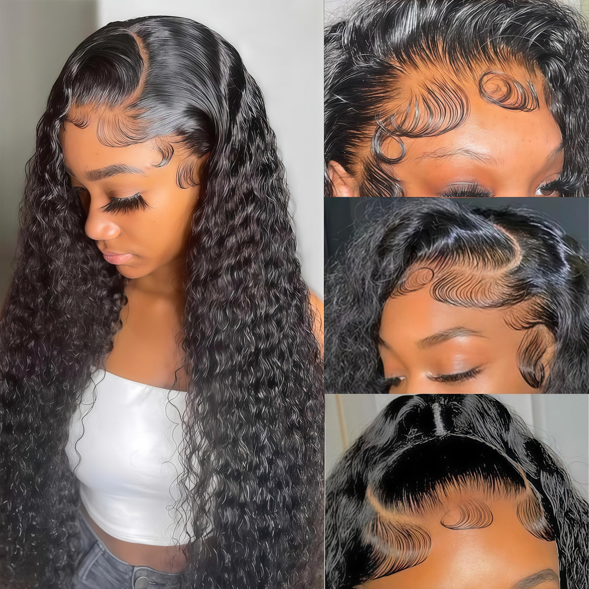 Freeternit 13x6 HD lace front wig with baby hairs for seamless hairline