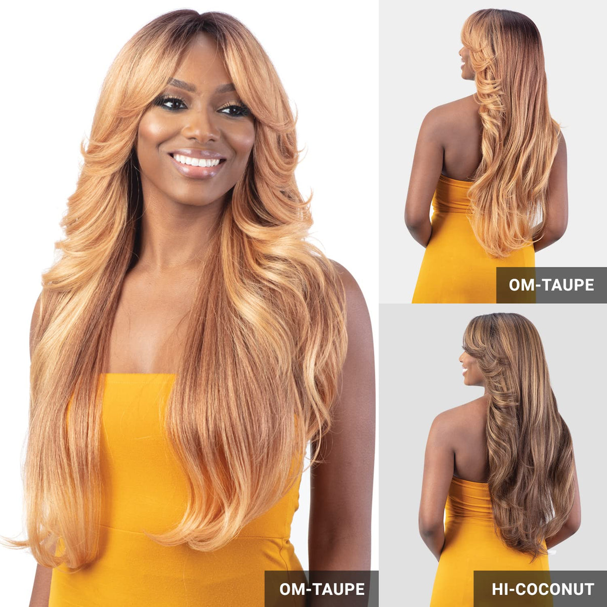 Curl-detail close-up demonstrates heat-safe styling options