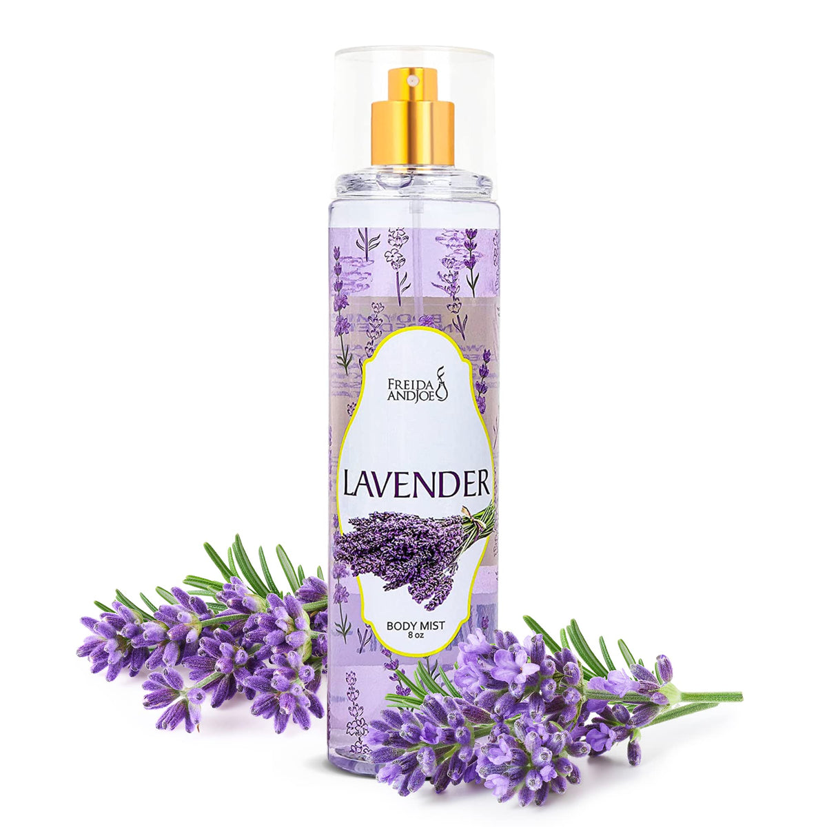 Freida and Joe Lavender Body Spray 8oz bottle for daily refreshment