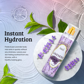 Freida and Joe Lavender Quick-Dry Mist for fast, lasting scent