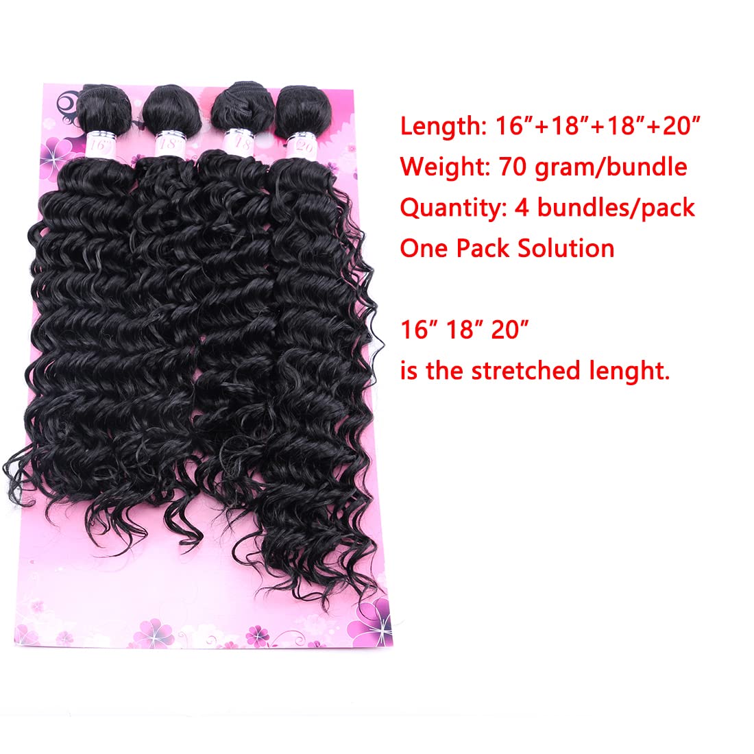 FRELYN Deep Wave Bundles 18-inch left-part style for everyday wear.