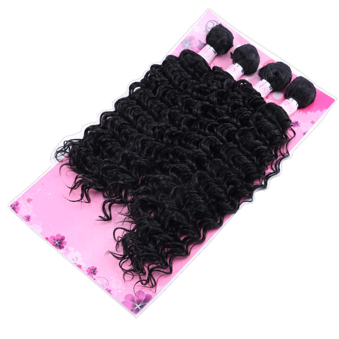 FRELYN Deep Wave Bundles 18-inch pack view shows a four-piece set.