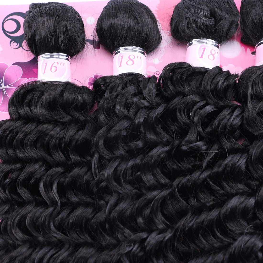 FRELYN Deep Wave Bundles 20-inch length for dramatic full coverage.
