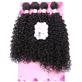 Frelyn Kinky Curly Bundles 18-inch pack close-up texture for natural look