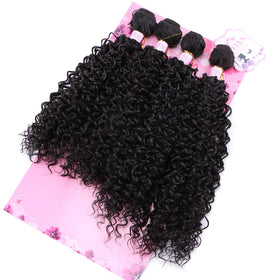 Frelyn Kinky Curly Bundles 70g per bundle texture close-up