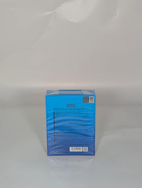 French Avenue Magnetiq blue bottle with black accents suggests long-lasting, versatile wear.