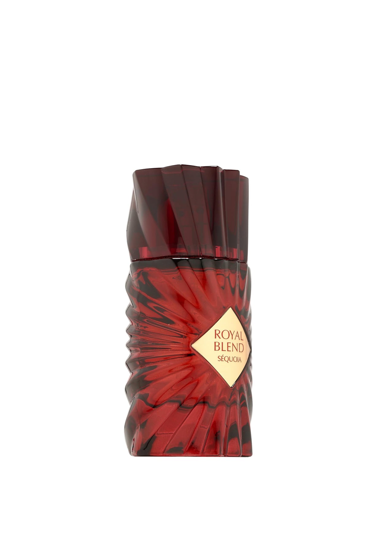 Close-up of the Sequoia label highlighting elegant branding for confident style.