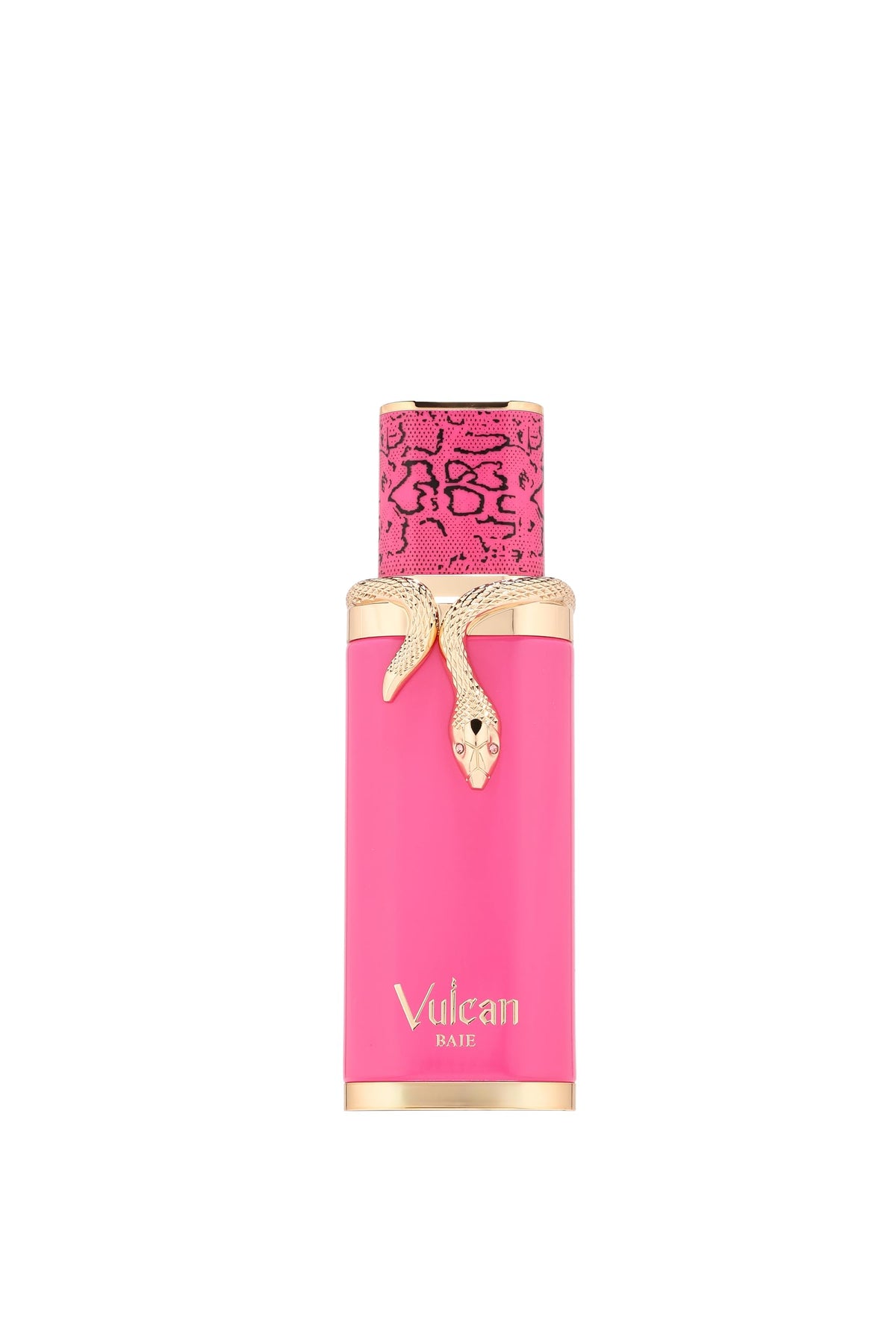 French Avenue Vulcan Baie bottle front view showcases unisex appeal and vibrant scent profile.