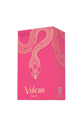 French Avenue Vulcan Baie packaging box emphasizes premium presentation for gifting.