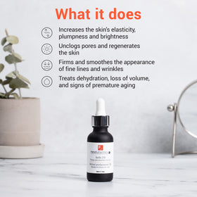 French Pharmacy RetRx 314 serum dropper in use emphasizes fast absorption.