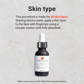 French Pharmacy RetRx 314 glow skin portrait suggests improved radiance.