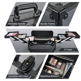 FRENESSA durable ABS aluminum construction protects contents from impact.