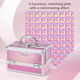 FRENESSA durable ABS case with aluminum accents, lasting travel companion