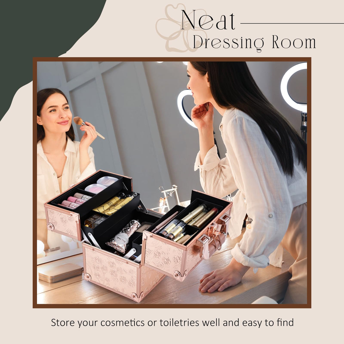 FRENESSA easy-clean interior keeps trays pristine after use.