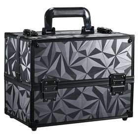 FRENESSA makeup train case 11.8-inch, portable protection for cosmetics while traveling.