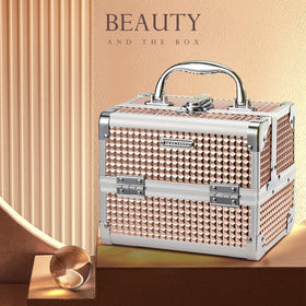 FRENESSA portable rose gold organizer; lightweight and durable for daily use