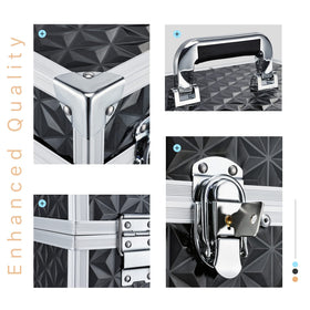 FRENESSA rolling case with four wheels glides smoothly during transport.