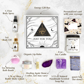 Frerdui luxury spa gift set with soothing textures and scents.