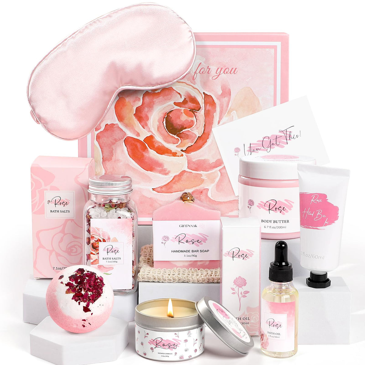 Frerdui Rose Spa Bath Salts for a calming, spa-like soak at home