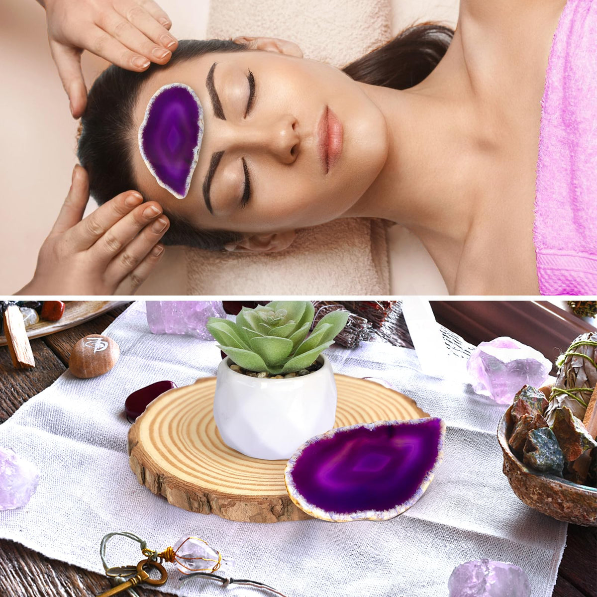 Frerdui self-care basket layout with neatly arranged items.