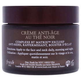 Close-up of Fresh Black Tea Advanced Age Renewal Cream texture for daily hydration