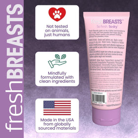 Travel-friendly TSA-approved 3.4 oz size beside other items