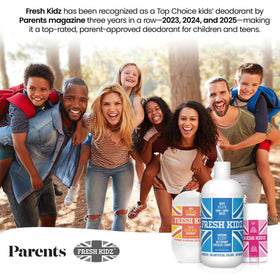 Fresh Kidz pink cap close-up highlighting smooth application