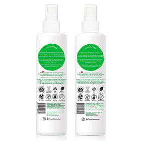 Label close-up highlights natural ingredients clearly listed for trust and safety.