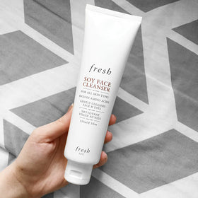 Fresh Soy Face Cleanser creamy texture ideal for soothing cleansing