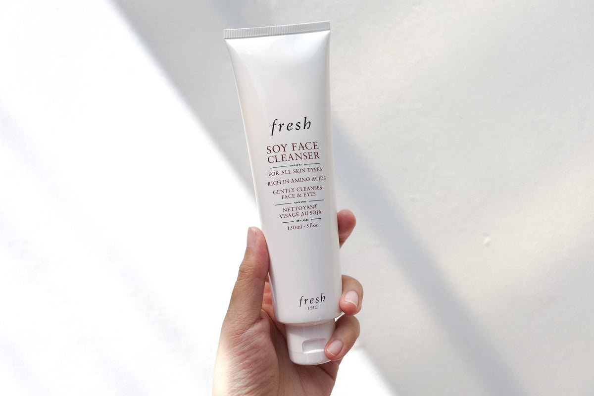 Fresh Soy Face Cleanser sealed with 2021 batch code for trusted care