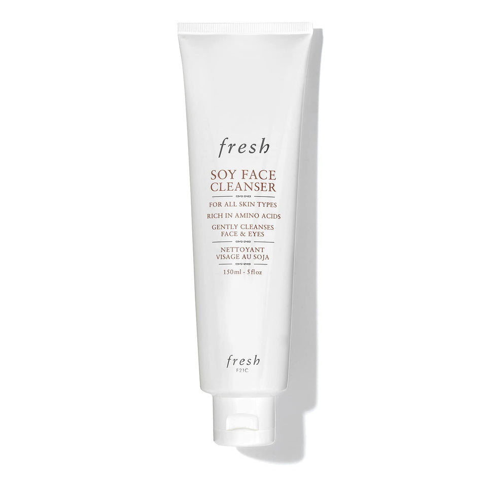 Fresh Soy Face Cleanser unboxed bottle ready for daily gentle cleanse