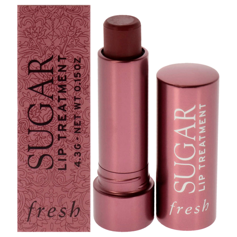 Fresh Sugar Lip Treatment Mauve balm application with sheer, hydrating color