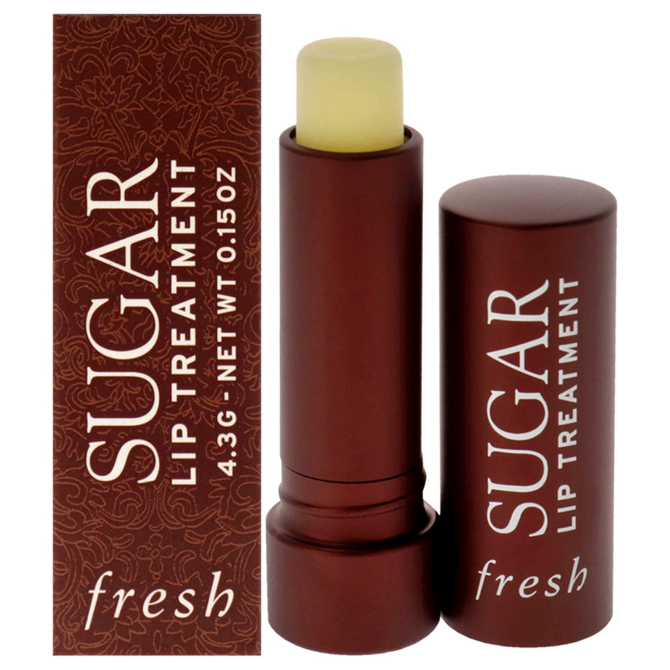 Fresh Sugar Lip Treatment Original Lip Balm application close-up highlighting hydrating, buildable color